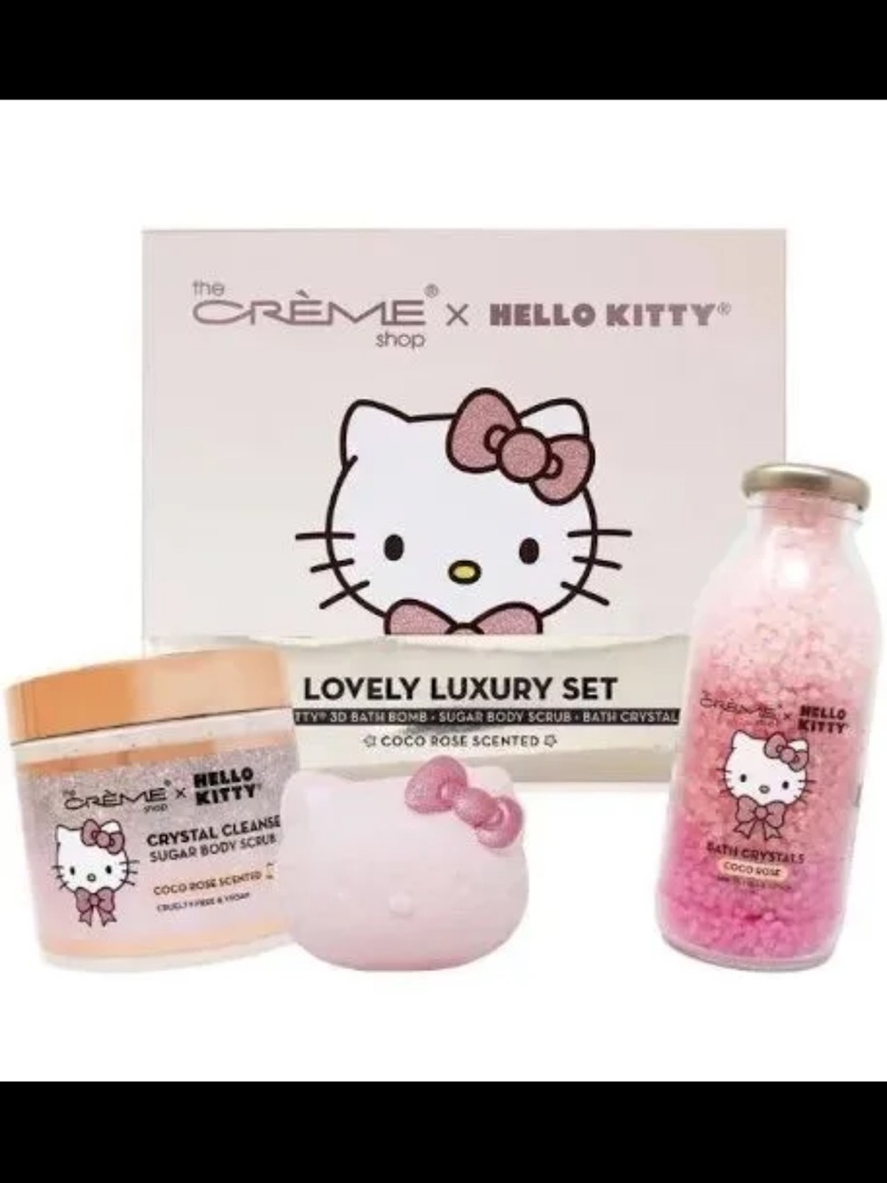 The Crème Shop x Hello Kitty Coco Rose Lovely Luxury Set - Pink
